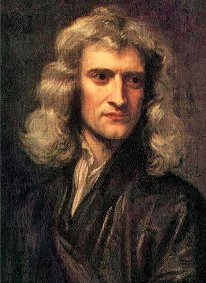 Portrait of man in black with shoulder-length, wavy brown hair, a large sharp nose, and a distracted gaze